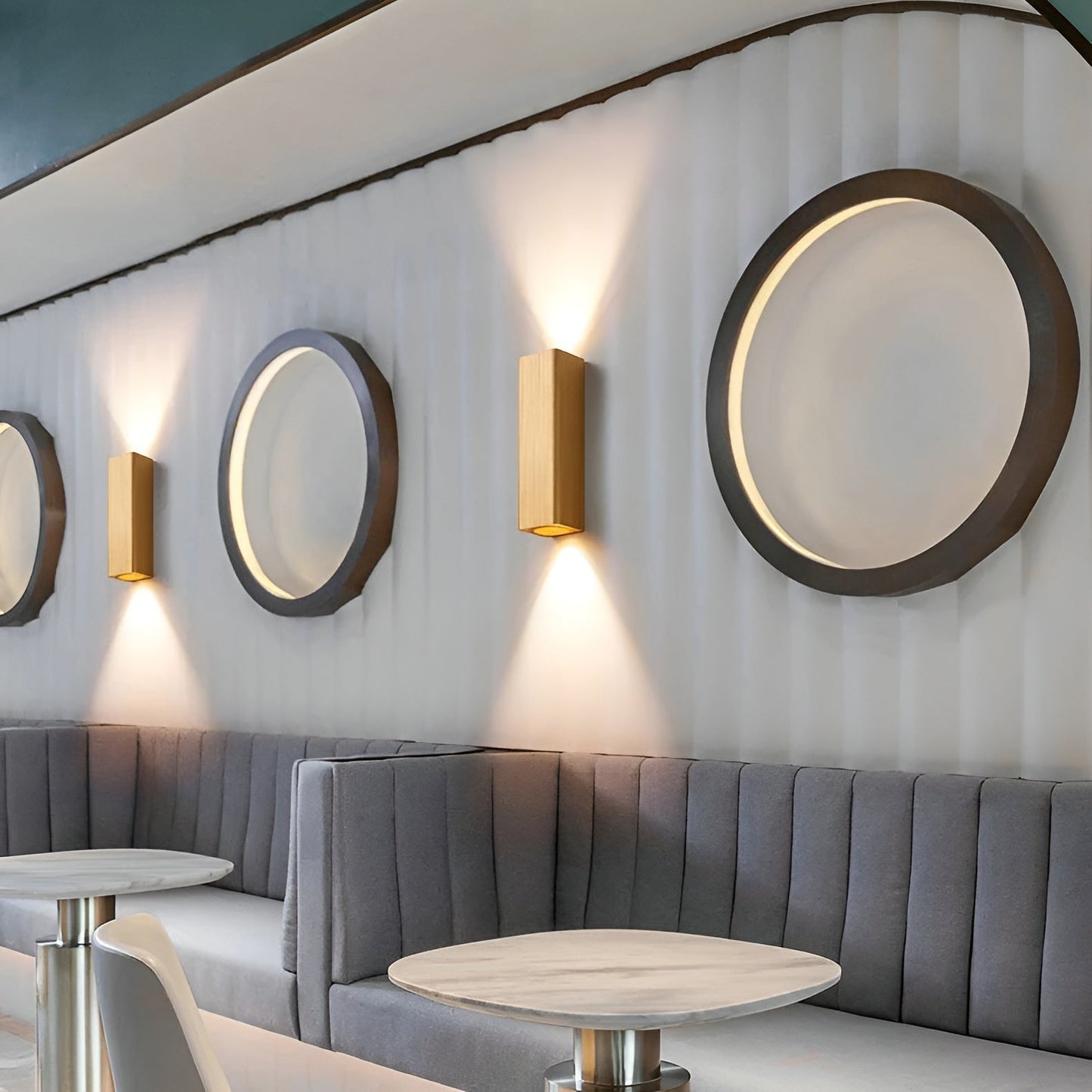 Aplique mural rectangular elegante