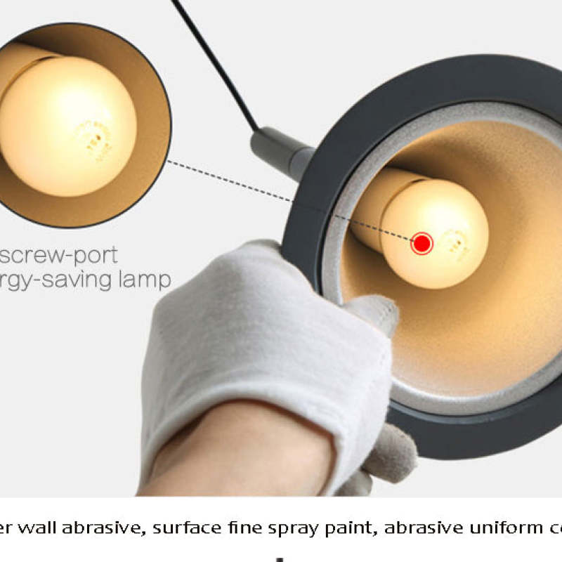 Lámpara colgante triangular