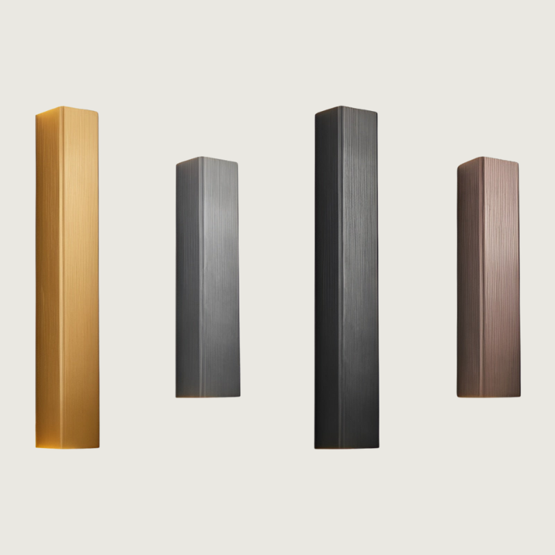 Aplique mural rectangular elegante